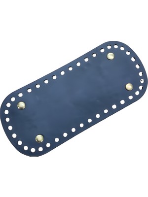 Rivetli Deri Çanta Tabanı Oval 18*18 cm