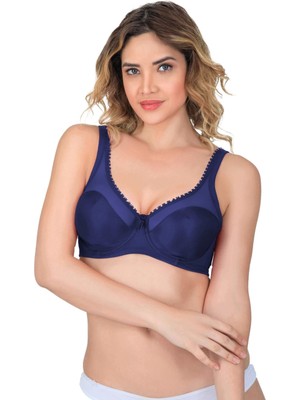 Lacivert  Mı Emay 169 B Basic Balenli Toparlayıcı Sütyen
