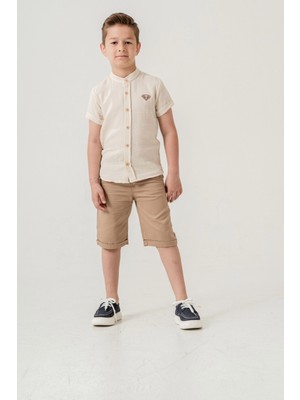 Hakim Yaka Şortlu Erkek Çocuk Takım 2551