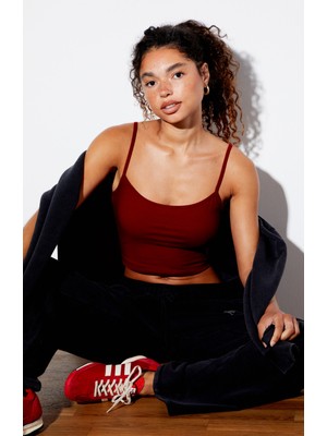 Fablair Kadın Crop Top Büstiyer Balensiz Yapı ile Gün Boyu Rahatlık Sağlar