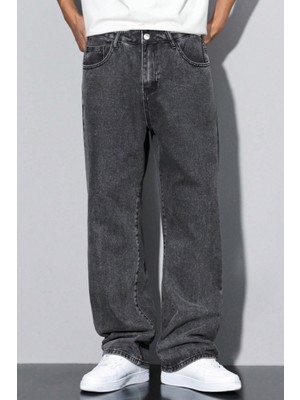 Erkek Füme Rahat Kesim Baggy Pantolon