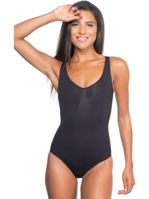 Siyah Mı Emay 2018 Kalın Askılı Body Korse