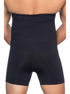 Siyah Mı Emay E1005 Erkek Yüksek Bel Double Boxer Korse