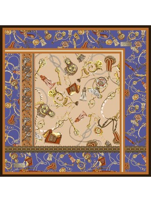 Güz | Yaz Serinliği Eşarp 1547-12-90X90