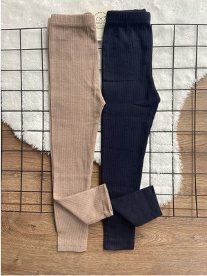 Tuna'ys Shopping Fitilli Şardonlu Çocuk Tayt 2'li Takım