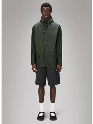 Rains Koyu Yeşil Erkek Yağmurluk Jacket W3