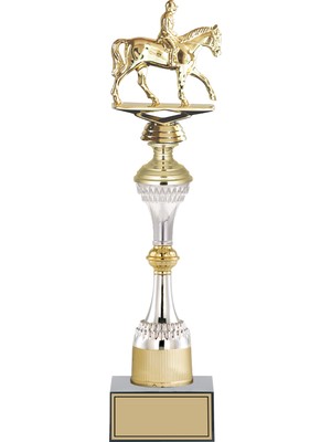 ODAK KUPA - Figürlü Kupalar - At / Binici Figürlü Kupalar FG-032 B - 41 cm