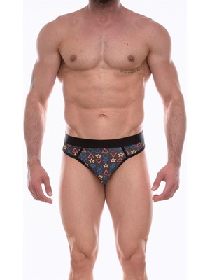 Marsilyan- Erkek Desenli Tanga Çamaşır