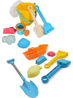 Waldern Toys Plaj Kum Kova Kalıplı Gemi Oyun Seti Plaj Oyuncağı