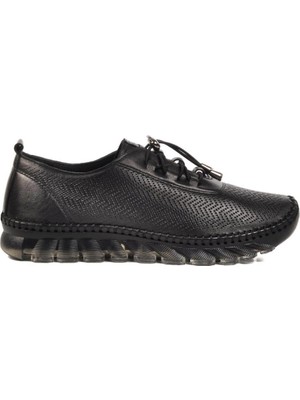 Bags Shoes Venüs 25401003Y Kadın Hakiki Deri Şeffaf Slikon Taban Ultra Comfort Günlük Ayakkabı