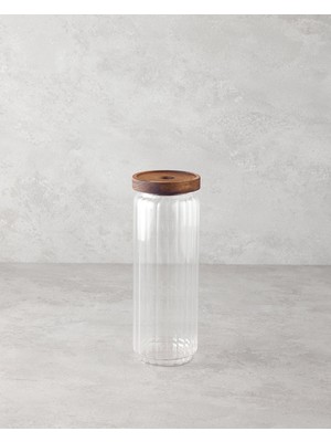 Roche Borosilikat Kavanoz 1300 ml Kahve