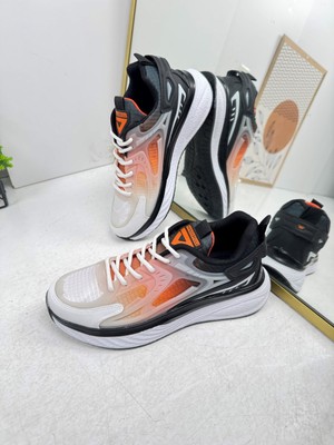 Günlük Erkek Sneaker Fileli Bağcıklı Kalın Tabanlı Rahat Spor Ayakkabı 4267