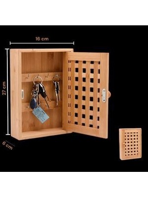 MIEN-7B53 Bambu Anahtarlık Dolabı