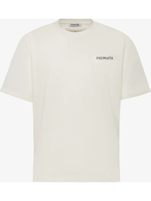 Premiata T-Shirt With Side Slits And Contrasting Details White