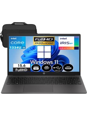 Hp 250 G10 Intel Core I5-1334U 8gb Ram 512GB SSD 15.6'' Fullhd Windows 11 Taşınabilir Bilgisayar B2NC9ES-C19 & Çanta