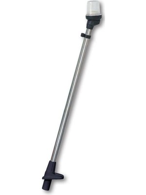 Sealux Direkli Seyir Feneri Soketli 3 Renk 54 CM,316SS - Siyah