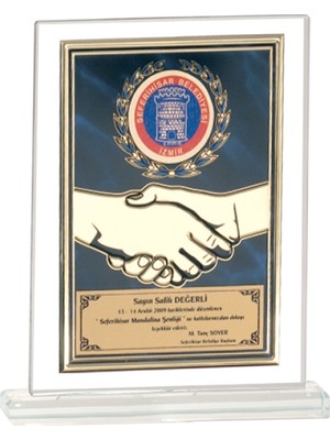 ODAK KUPA - Cam Plaketler - CM-094 A - 18x21 cm