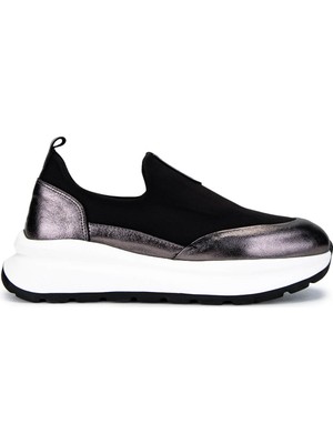 Tamer Tanca Kadın Deri & Tekstil Antrasit Sneakers & Spor Ayakkabı 937 8065 Bn Ayk Y25 Antrasıt