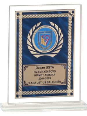 ODAK KUPA - Cam Plaketler - CM-093 C - 18x21 cm