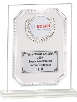 ODAK KUPA - Cam Plaketler - CM-085 A - 18x21 cm