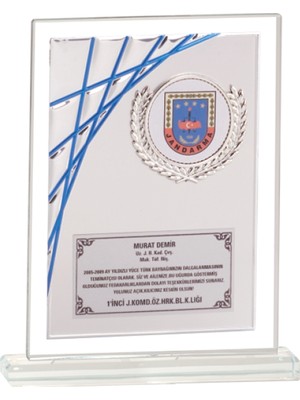 ODAK KUPA - Cam Plaketler - CM-081 B - 18x21 cm