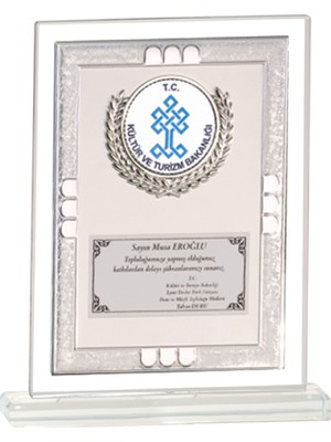 ODAK KUPA - Cam Plaketler - CM-081 A - 18x21 cm