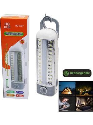 Hg Due 24 Smd LED Şarjlı Işıldak Fener (5131)