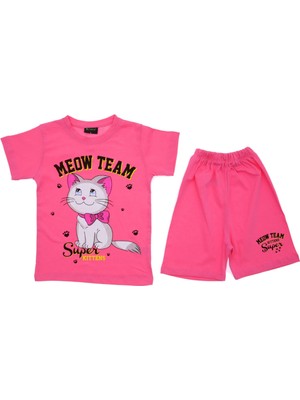 Kız Çocuk Şortlu Takım