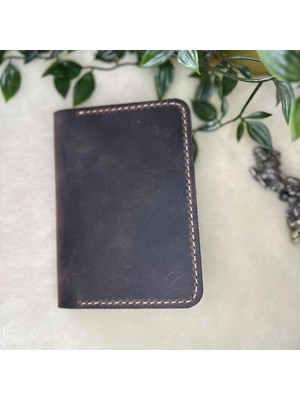 Literally Leather Plethora Pasaport Cüzdanı / Hakiki Deri Cüzdan