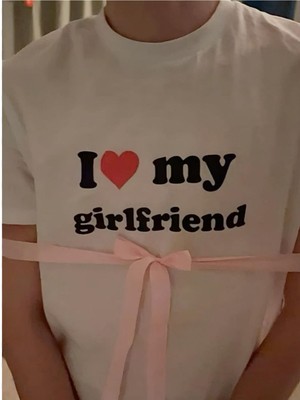 Trend I Love My Girlfriend Baskılı Sevgililer Günü Couple Çift T-Shirt