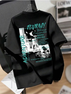 Unisex Journey Baskılı T-Shirt