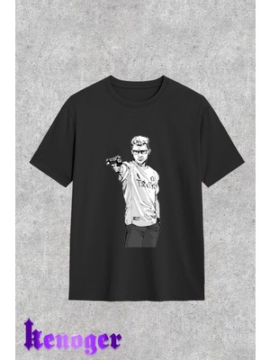 Unisex Yusuf Dikeç Paris Olimpiyat Atıcılık Baskılı Bisiklet Yaka T-Shirt