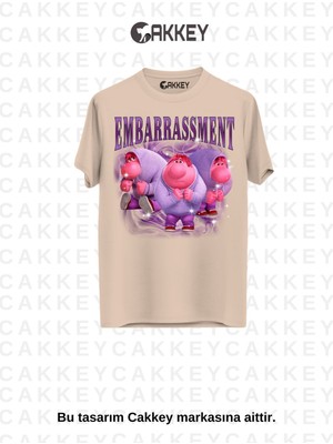 Unisex Ters Yüz Baskılı Oversize T-Shirt