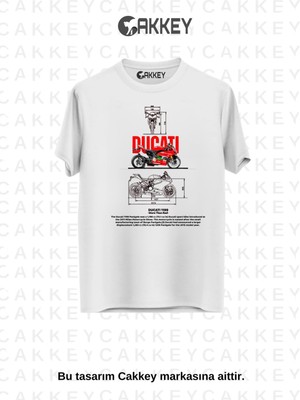 Ducati-Kawasaki Baskılı T-Shirt