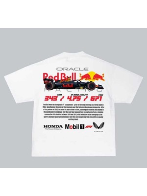 Araba Baskılı Oversize Unisex T-Shirt