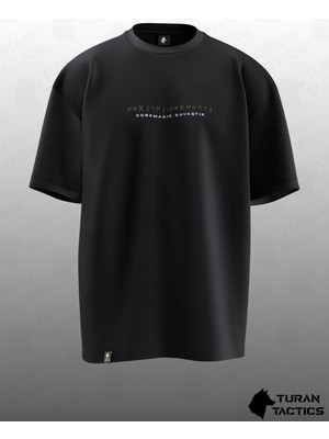 Korkmadık Savaştık Tasarımlı Oversıze Unısex T-Shırt