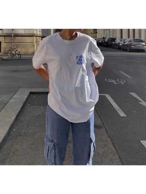 Baskılı Oversize T-Shirt