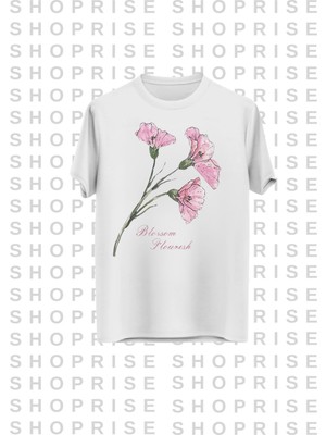 Blessom Baskılı Oversize T-Shirt