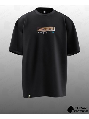 Atatürk V2 Tasarımlı Oversıze Unısex T-Shırt