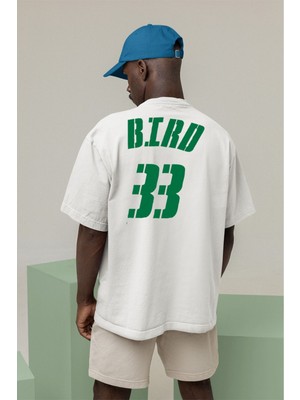 Shoprise Larry Bird Celltic Baskılı Oversize Tshirt