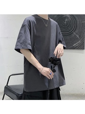 Unisex Beyaz Bol Kesim Tshirt