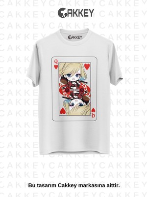 Harley Quinn Card Baskılı T-Shirt