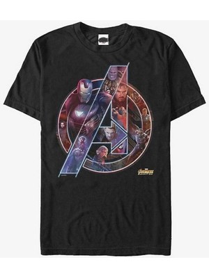 Marvel Baskılı Oversize Unisex Rahat Kalıp Tshirt