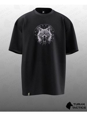 Gökbörü Tasarımlı Oversıze Unısex T-Shırt