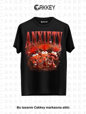 Unisex Ters Yüz Baskılı Oversize T-Shirt