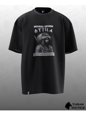 Attila Tasarımlı Oversıze Unısex T-Shırt