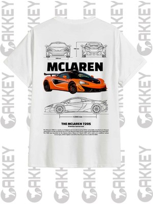 Mclaren Baskılı Oversize T-Shirt