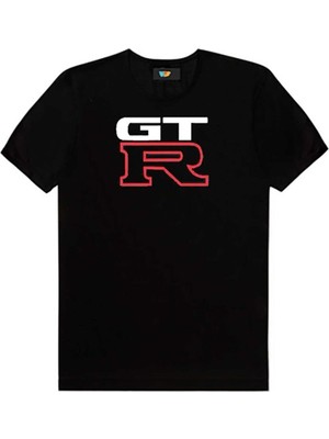 Nissan Gtr Logo Siyah Erkek T-Shirt