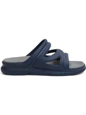 2146-OLIMPOS Tam Anatomik Günlük,havuz,deniz,umre ve Hac Için Uyumlu Erkek Eva Terlik - NKT02146-LACIVERT-41