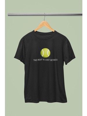 Tennis Siyah T-Shirt